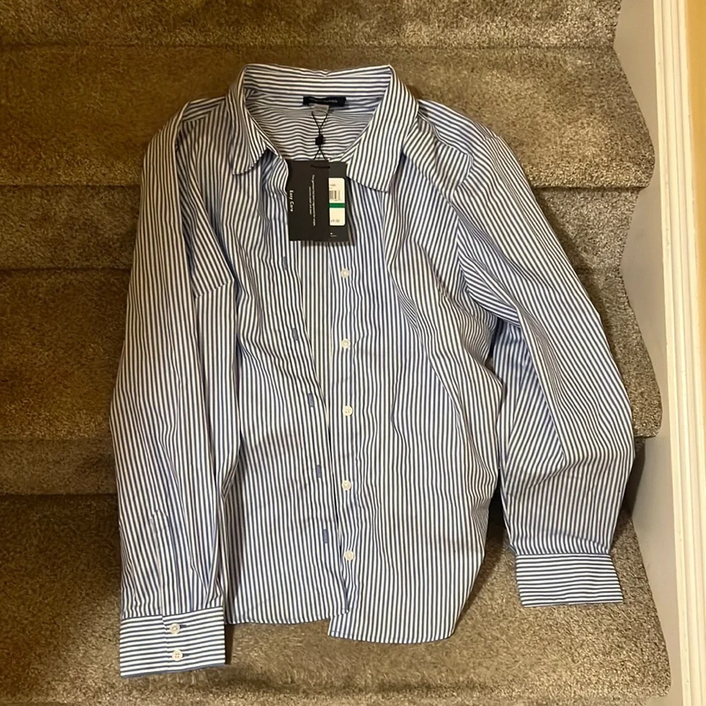 Striped button up - Picture 1 of 2